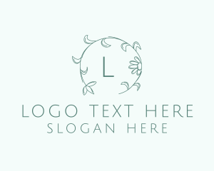 Flower Plant Garden Logo