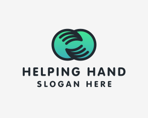 Modern Cooperative Handshake logo design