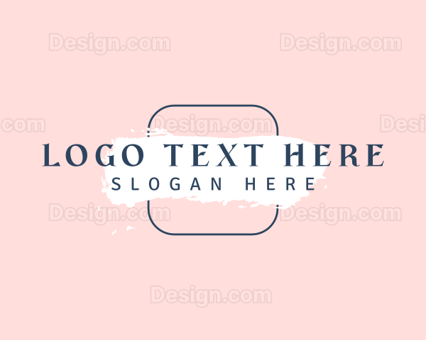 Elegant Paint Brush Logo