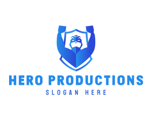 Power Hero Shield logo