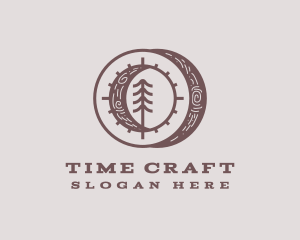 Tree Wood Watch logo design