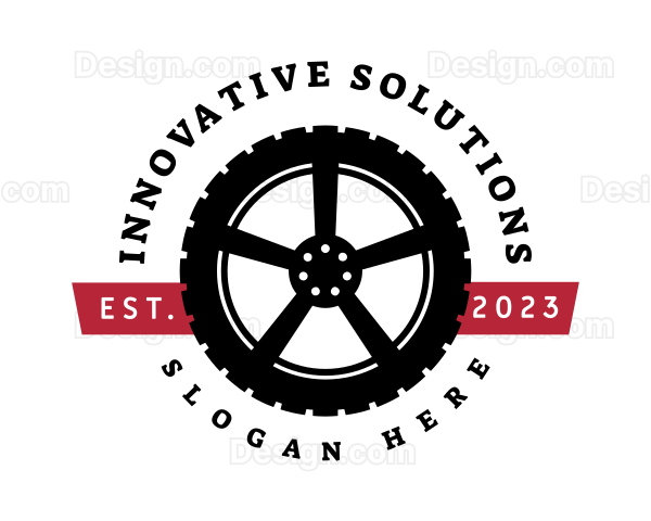 Wheel Tire Automotive Logo
