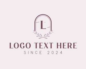 Floral Botanical Wreath logo