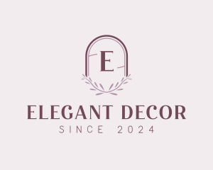 Floral Botanical Wreath logo design