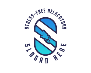 Helping Hand Letter S logo design