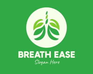 Green Eco Lungs logo design