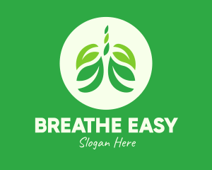 Green Eco Lungs logo design