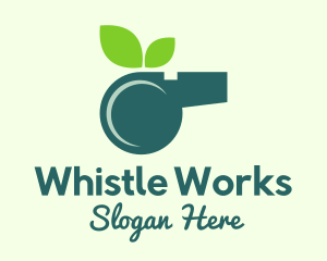 Eco Leaf Whistle  logo