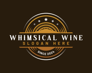 Luxury Winery Badge logo design