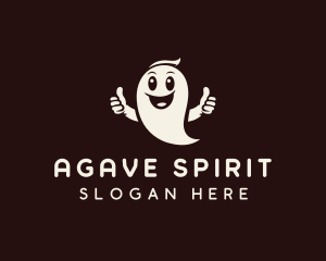 Halloween Ghost Spirit logo design