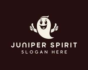 Halloween Ghost Spirit logo design