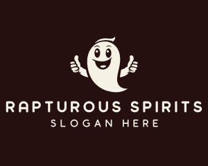 Halloween Ghost Spirit logo design