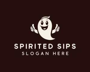 Halloween Ghost Spirit logo design