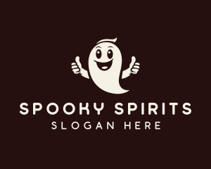 Halloween Ghost Spirit logo design