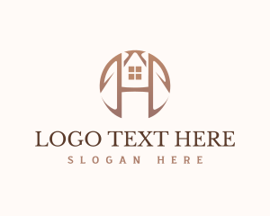 Real Estate Letter H Monogram logo