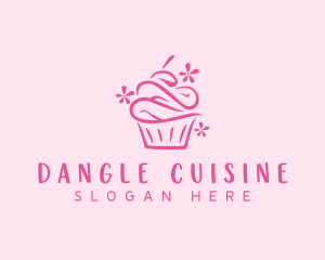 Cupcake Pastry Dessert  logo design