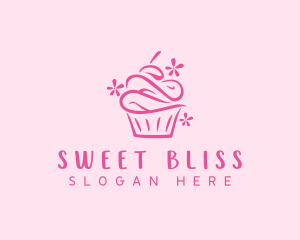 Cupcake Pastry Dessert  logo design