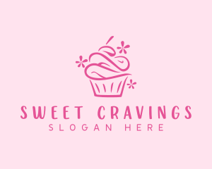 Cupcake Pastry Dessert  logo design