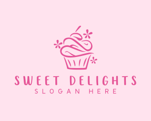 Cupcake Pastry Dessert  logo design