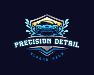 Car Wash Detailing logo design