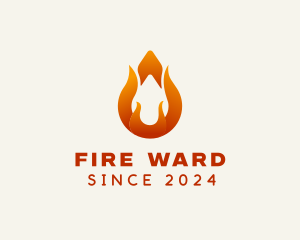 Fire Safety Symbol logo design