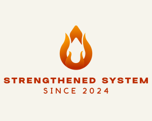 Fire Safety Symbol logo design