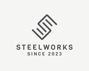 Minimalist Steel Construction logo