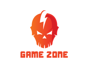 Lightning Skull Gaming logo design