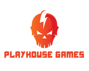 Lightning Skull Gaming logo design