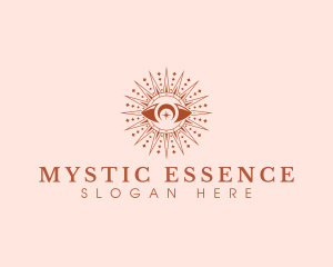 Moon Eye Mystical logo design