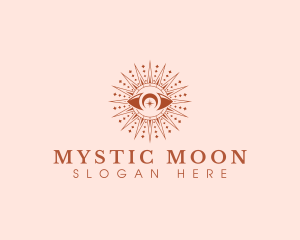 Moon Eye Mystical logo design