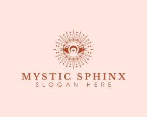 Moon Eye Mystical logo design