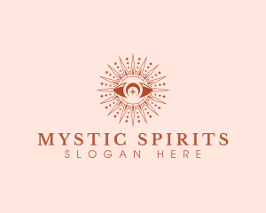 Moon Eye Mystical logo design