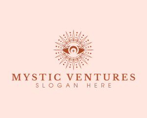 Moon Eye Mystical logo design