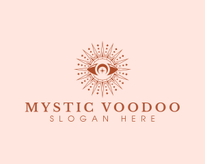 Moon Eye Mystical logo design