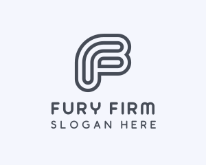 Generic Brand Letter F logo design