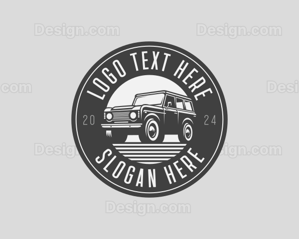 Jeep Car Transportation Logo