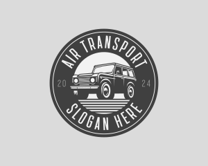 Jeep Car Transportation logo design