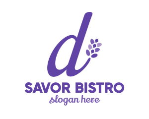 Violet D Flower logo