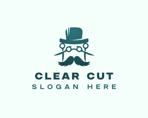 Haircut Stylist Barbershop logo design