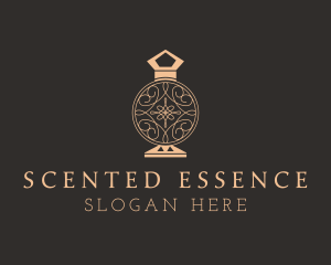 Ornate Perfume Bottle  logo design