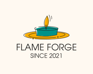 Handcrafted Tealight Decor logo design