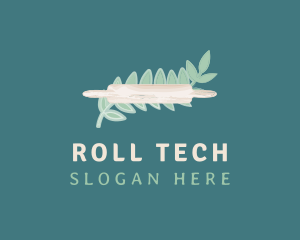 Watercolor Rolling Pin logo design