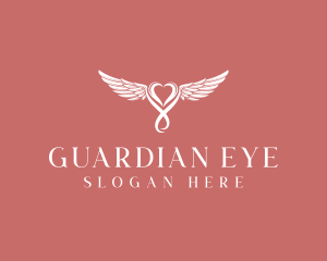 Guardian Angel Heart logo design