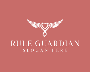 Guardian Angel Heart logo design