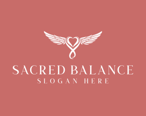 Guardian Angel Heart logo design