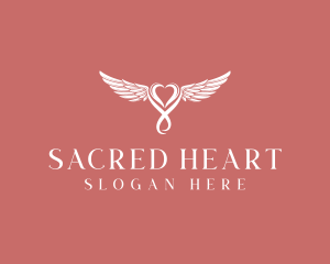 Guardian Angel Heart logo design