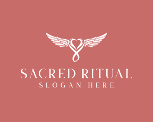 Guardian Angel Heart logo design