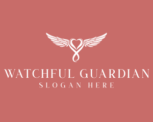 Guardian Angel Heart logo design