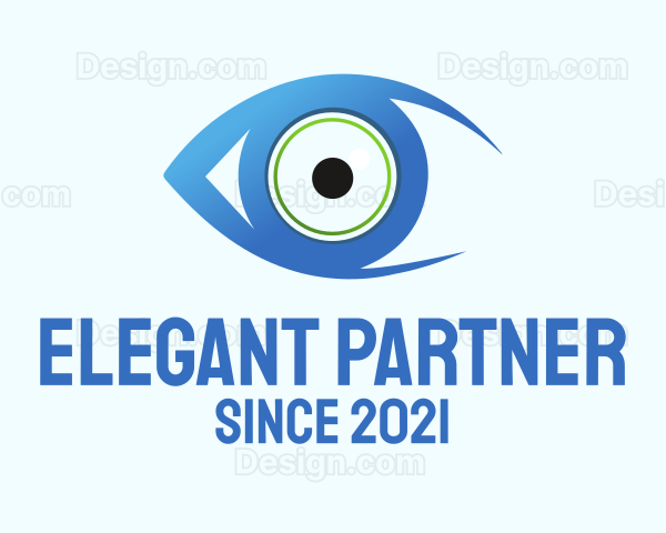 Blue Eye Ophthalmologist Logo